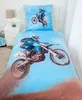 Motocross Bettwäsche Set 2tlg. 135x200 cm 100% Microfaser Produktbild-Vorschau 2