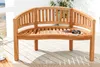 Massive Gartenbank EMPIRE TEAK 120cm natur Teakholz Produktbild-Vorschau 2