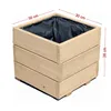 Blumenkasten Holz 30x30x28 cm – Kleiner Quadratischer Produktbild-Vorschau 2