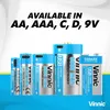 Vinnic USB-C Aufladbarer Li-Ion 9V Block | 9V 550 mAh Produktbild-Vorschau 7