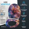 SANILO® WC sedátko s mäkkým zatváraním a rýchloupínacím Náhľad obrázku produktu 3