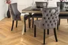 riess-ambiente Chesterfield Stuhl CASTLE DELUXE grau Samt Produktbild-Vorschau 2