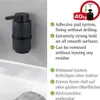 WENKO Wand Seifenspender Woya Schwarz 250 ml ohne Bohren Produktbild-Vorschau 4