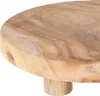 Vassoio in legno su gambe per cibo e snack - Legno di teak Anteprima dell’immagine prodotto 6