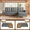 STILVORA Ecksofa mit Stauraum und wechselbarer Produktbild-Vorschau 6