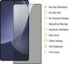 A smartphone screen protector is shown next to a smartphone, with a list of features on the right. Produktbild-Vorschau