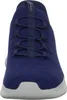 A close-up, front-facing view of a blue athletic shoe. Produktbild-Vorschau