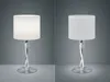 Große LED Tischlampe mit Stoff Schirm für Wohnzimmer Produktbild-Vorschau 1