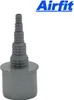 A gray plastic hose adapter with a stepped nozzle on a white background, with the brand name 'Airfit' in blue text above it. Anteprima dell’immagine prodotto