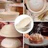Gärkorb Set 25 cm Rund – Brot Gärkörbchen aus natürlichem Produktbild-Vorschau 9