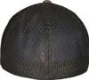Cappello Flexfit Trucker a rete riciclata, oliva/nero, S/M Anteprima dell’immagine prodotto 3