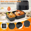 2er-Set Silikonformen für Philips Airfryer 3000/5000 9L Productafbeelding-voorbeeld