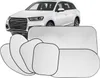 INF Parasole per finestrino auto, confezione da 6 D'argento Anteprima dell’immagine prodotto 1