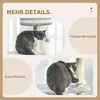 Arbre à chat PawHut, arbre à chat avec poteau à griffer, Voir les images du produit 5