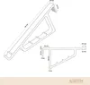 Design Stabiler Fensterhaken für Deko - für Fensterdicke Produktbild-Vorschau 5