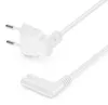 deleyCON 4m Netzkabel Eurostecker 90° auf C7 Buchse 90° - Produktbild-Vorschau 1