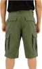 Back view of a person wearing olive green cargo shorts. Náhled obrázku produktu