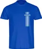 multifanshop Herren T-Shirt - Hamburg - Streifen, blau, Produktbild-Vorschau 1