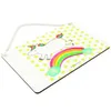Mr. & Mrs. Panda Schild Einhorn Regenbogen DIN A4 - Weiß - Produktbild-Vorschau 2