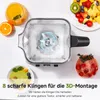 AMZCHEF Standmixer, 2000W Hochleistungsmixer, Smoothie Produktbild-Vorschau 4