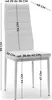 NEW HOME Stuhl Set FADO 4x Esszimmerstühle aus Ökoleder - Produktbild-Vorschau 6