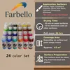 FARBELLO Acrylfarben Set 24 x 100 ml – Hochpigmentiert, Produktbild-Vorschau 2
