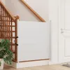 vidaXL Zábrana pro domácí mazlíčky výsuvná bílá 117,5x125 Náhled obrázku produktu 3