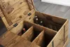 Couchtisch Wohnzimmertisch mit Truhe Weinregal Massivholz Produktbild-Vorschau 4