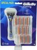 Gillette Fusion Uomo Rasoio Blu Grigio Anteprima dell’immagine prodotto 2