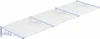 vidaXL Dveřní stříška šedá a průhledná 297,5x90 cm Náhled obrázku produktu 1