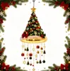 Luminaires suspendus décorés, forme de bonnet de Père Noël Voir les images du produit 3