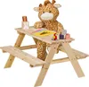 Relaxdays Kinderspeelset voor de tuin, picknickbank, Productafbeelding-voorbeeld 1