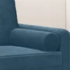 vidaXL Cuscino decorativo 2 pz. Velluto blu Ø15x50 cm Anteprima dell’immagine prodotto 5
