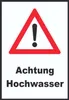 Achtung Hochwasser Schild A1 (594x841mm) Produktbild-Vorschau 1