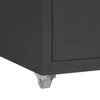 vidaXL Szafka na dokumenty na kółkach antracyt 28x41x69 cm Podgląd zdjęcia produktu 6