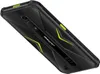 A black and green rugged smartphone is shown from a diagonal angle against a white background. Náhled obrázku produktu