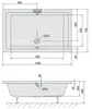 Polysan DEEP Rechteck-Duschwanne 120x75x26cm, tief, weiß Produktbild-Vorschau 8