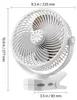 Vevor LOK-M8AG, Domácí vrtulový ventilátor, Bílá, Podlaha, Náhled obrázku produktu 8