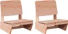vidaXL Gartenstühle 2 Stk. 60x64x70,5 cm Massivholz Produktbild-Vorschau 1