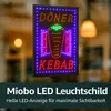 LED nápis GEoeFFNET teplá biela Náhľad obrázku produktu 5