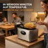 Sommertal Fritteuse 3L 2000W Edelstahl – Öl Fritteuse Produktbild-Vorschau 6