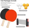 Set de ping-pong professionnel, 2 raquettes de ping-pong + Voir les images du produit 2