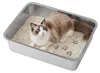 FEANDREA Katzenklo Edelstahl, Katzentoilette mit Schaufel, Produktbild-Vorschau 3