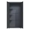 DEGAMO Gartenschrank LÜBECK 90x65x187cm, Stahl verzinkt Produktbild-Vorschau 4