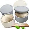 4er Set Pizza-Teigboxen mit Deckel – Runde Silikon-Behälter Produktbild-Vorschau 9