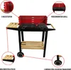 BBQ Collection Holzkohlegrill mit Rädern - Verstellbarer Produktbild-Vorschau 3