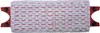 A close-up, top-down view of a Vileda Ultramax Microfibre 2-in-1 mop head replacement with red and gray patterned fibers and red plastic attachment clips on either side. Náhľad obrázku produktu