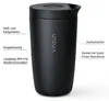 Thermobecher Edelstahl 350ml Deckel Kaffee Becher isoliert Produktbild-Vorschau 2