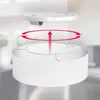 Lampa sufitowa tkanina biały tekstylny klosz E27 lampa Podgląd zdjęcia produktu 4