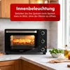 Tomado TEO2101B Mini Backofen - 21 Liter - Schwarz Produktbild-Vorschau 7